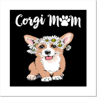 Corgi Mom (282) Posters and Art